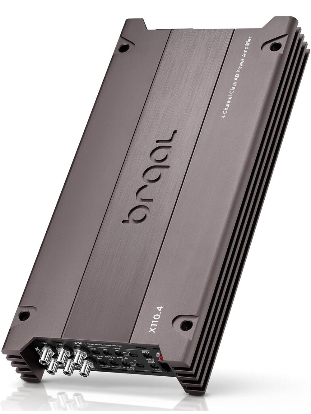 4-Channel Class AB Car Amplifier 520W RMS Compact Amp for Car Audio System